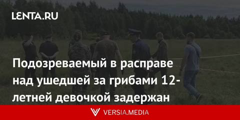 Подозреваемый в расправе над ушедшей за грибами 12-летней девочкой задержан