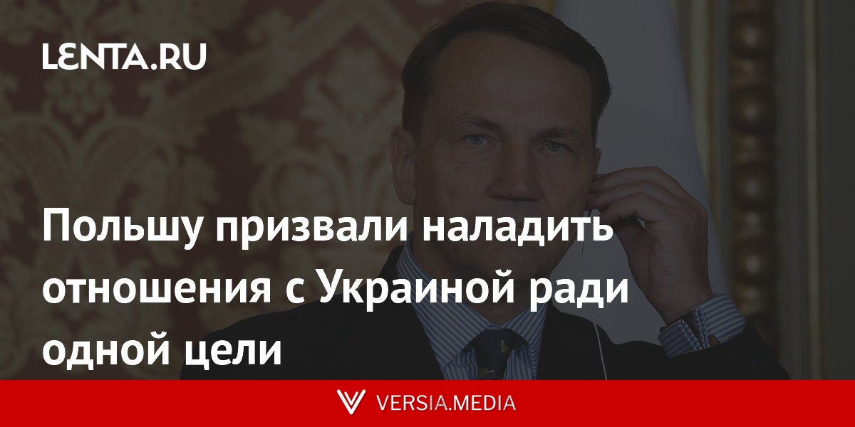 Польшу призвали наладить отношения с Украиной ради одной цели