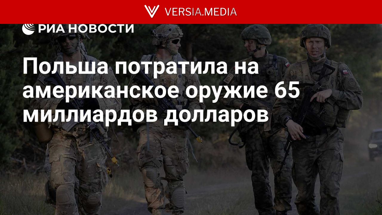Польша потратила на американское оружие 65 миллиардов долларов