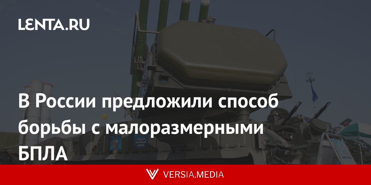 В России предложили способ борьбы с малоразмерными БПЛА