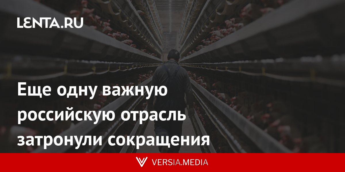 Еще одну важную российскую отрасль затронули сокращения