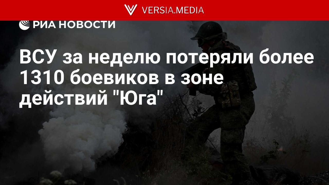 ВСУ за неделю потеряли более 1310 боевиков в зоне действий 