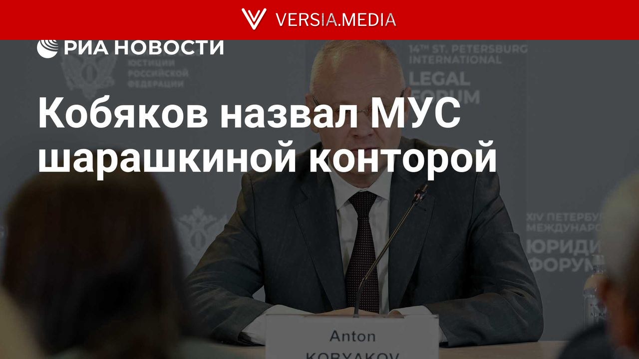 Кобяков назвал МУС шарашкиной конторой