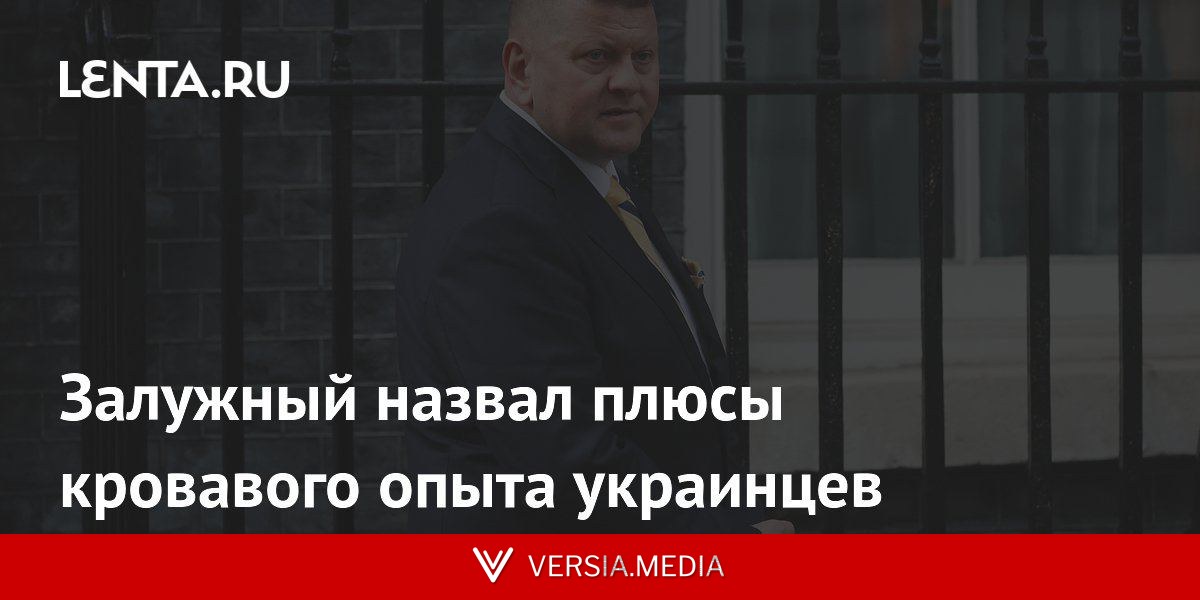 Залужный назвал плюсы кровавого опыта украинцев