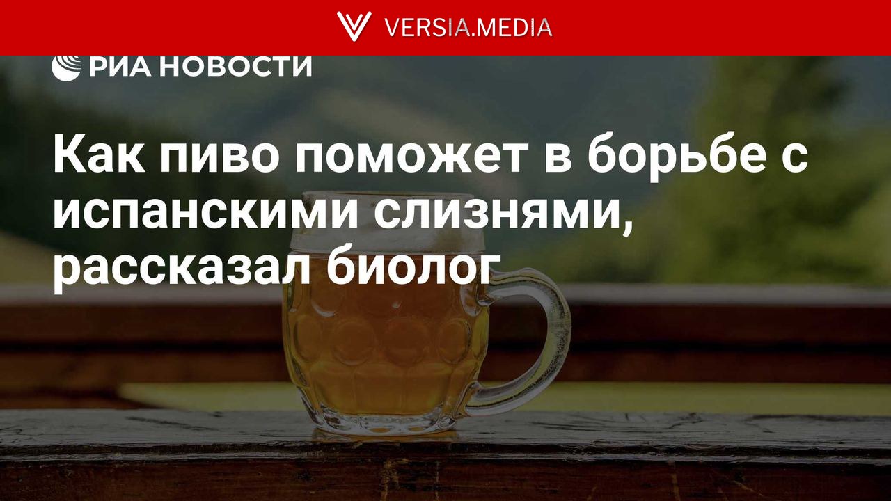 Как пиво поможет в борьбе с испанскими слизнями, рассказал биолог
